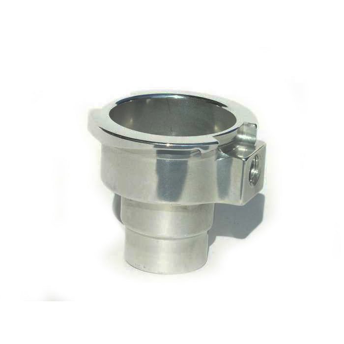 Meziere Enterprises Straight Filler Neck Weld-On Cap Style Aluminum - Natural