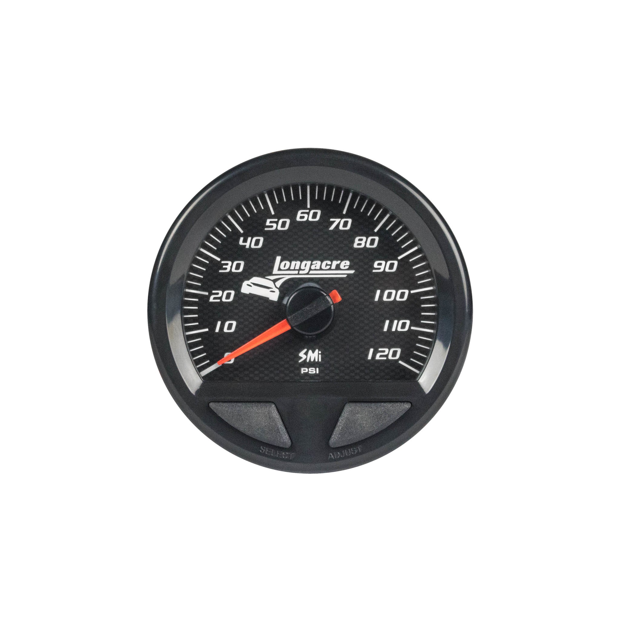 Longacre Waterproof SMI Oil Pressure Gauge - Stepper Motor