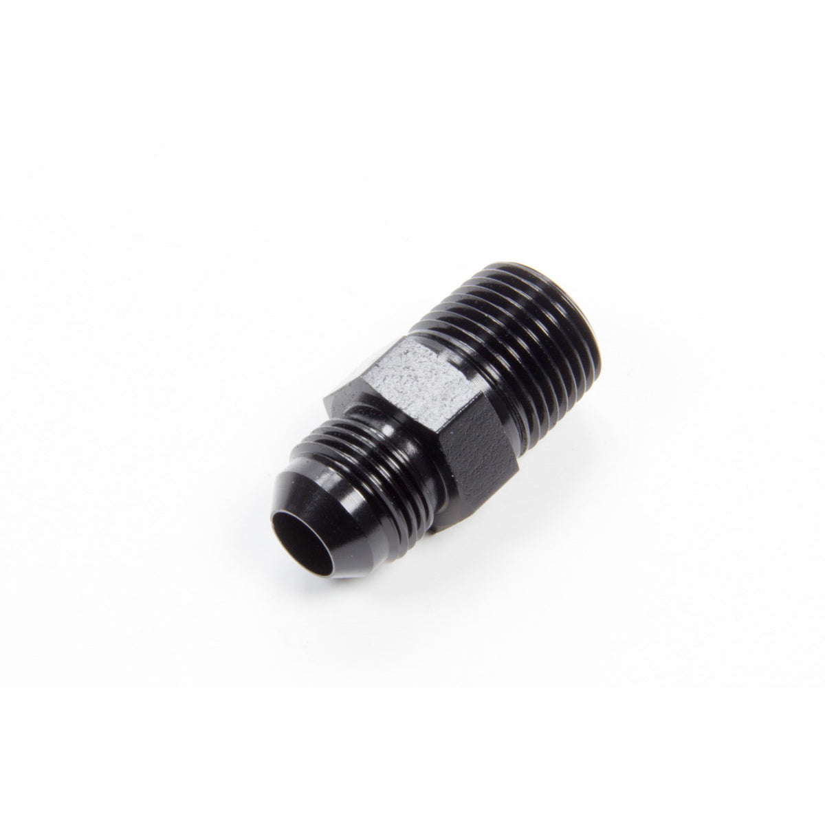 Aeroquip Black Aluminum -08 Male AN to 1/2" NPT Straight Adapter