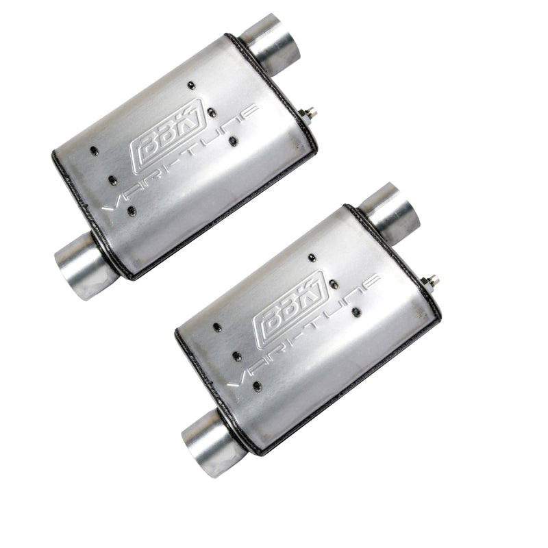 BBK Performance VariTune Exhaust System Axle Back 2-3/4" Tailpipe 2-3/4" Tips - Stainless