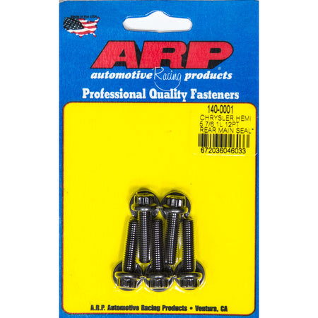 ARP 12 Point Head Rear Motor Cover Bolt Kit Chromoly Black Oxide Mopar Modular Hemi - Kit