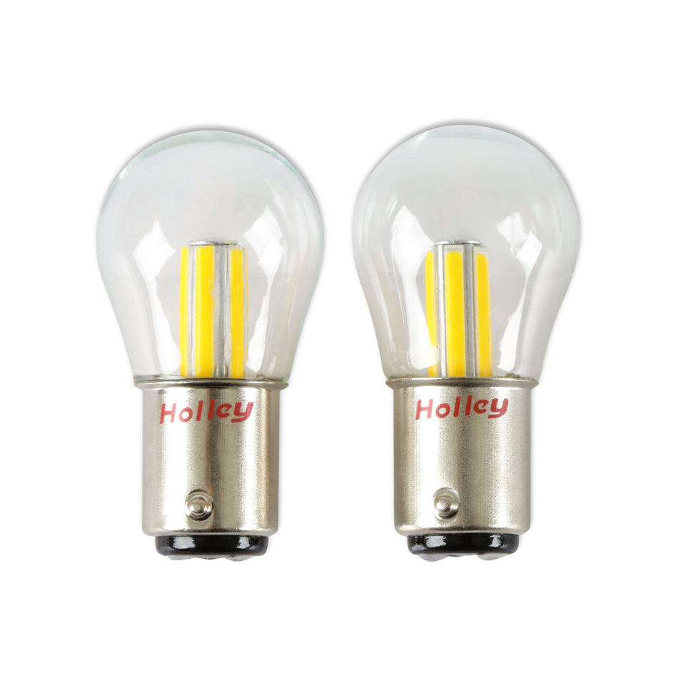 Holley Retrobright LED Turn Signal - Amber - 1157 Style (Pair)