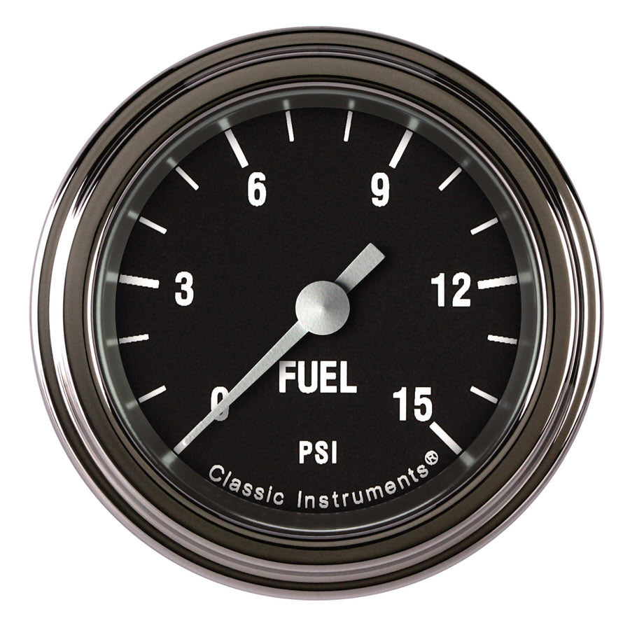 Classic Instruments Hot Rod Fuel Pressure Gauge - 0-15 psi