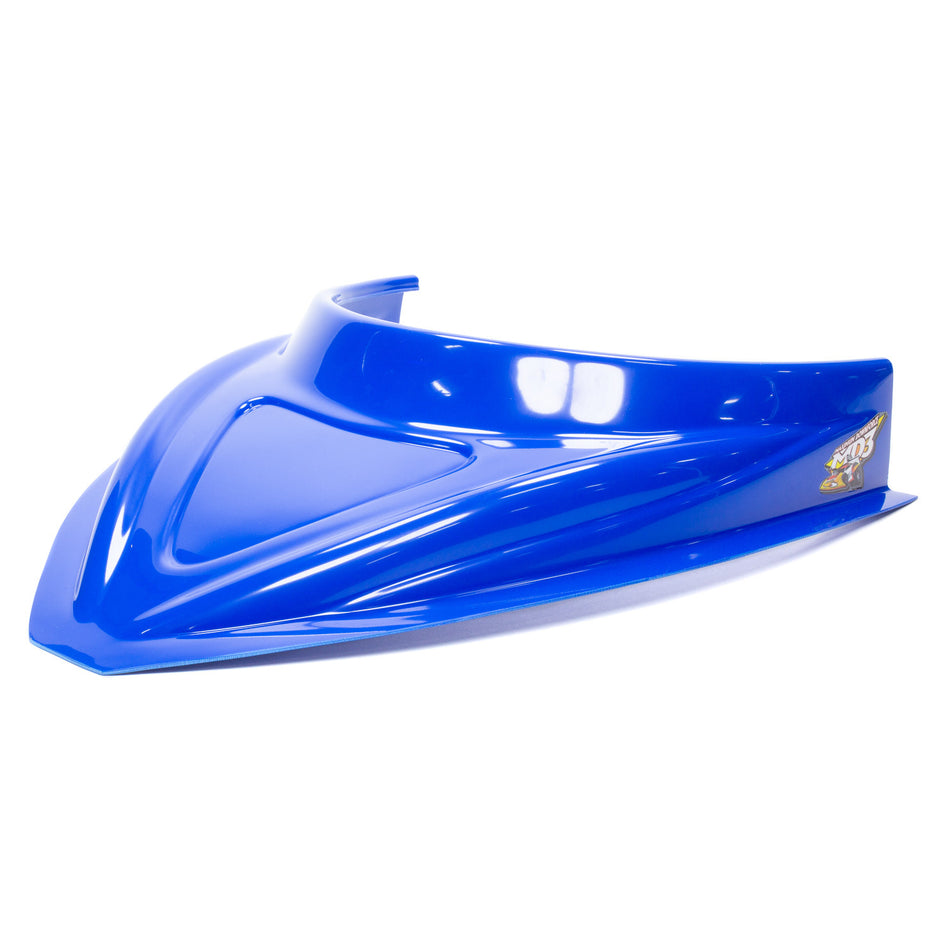 Five Star MD3 Hood Scoop - 3" Tall - Curved Bottom - Chevron Blue