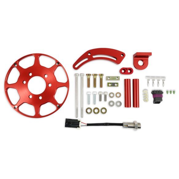 MSD Crank Trigger Kit - Flying Magnet - Hall Effect - w/8.00 Diameter Wheel