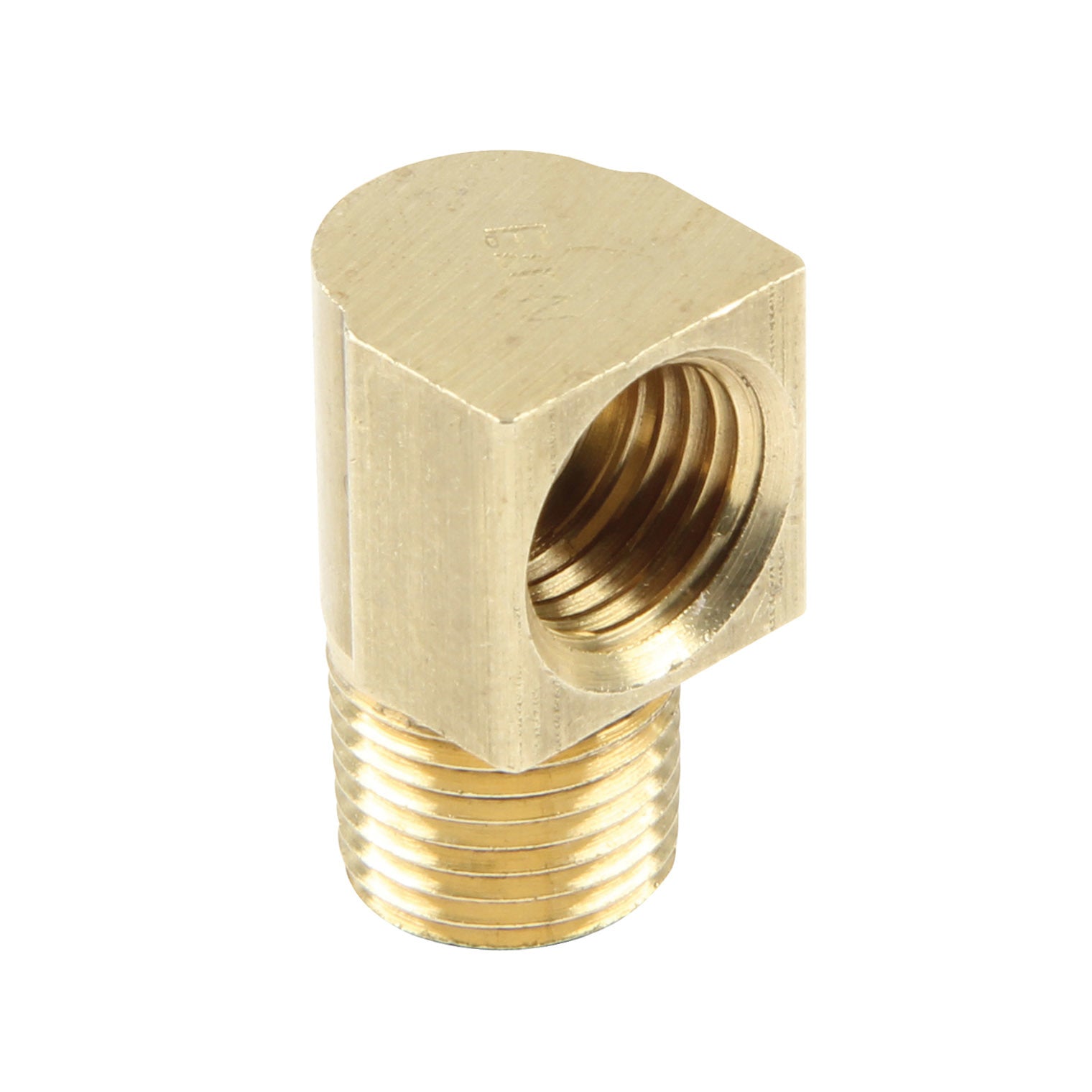 Allstar Performance Inverted Flare Fitting 3/16" To Male 1/8"-27NPT 90 Degree