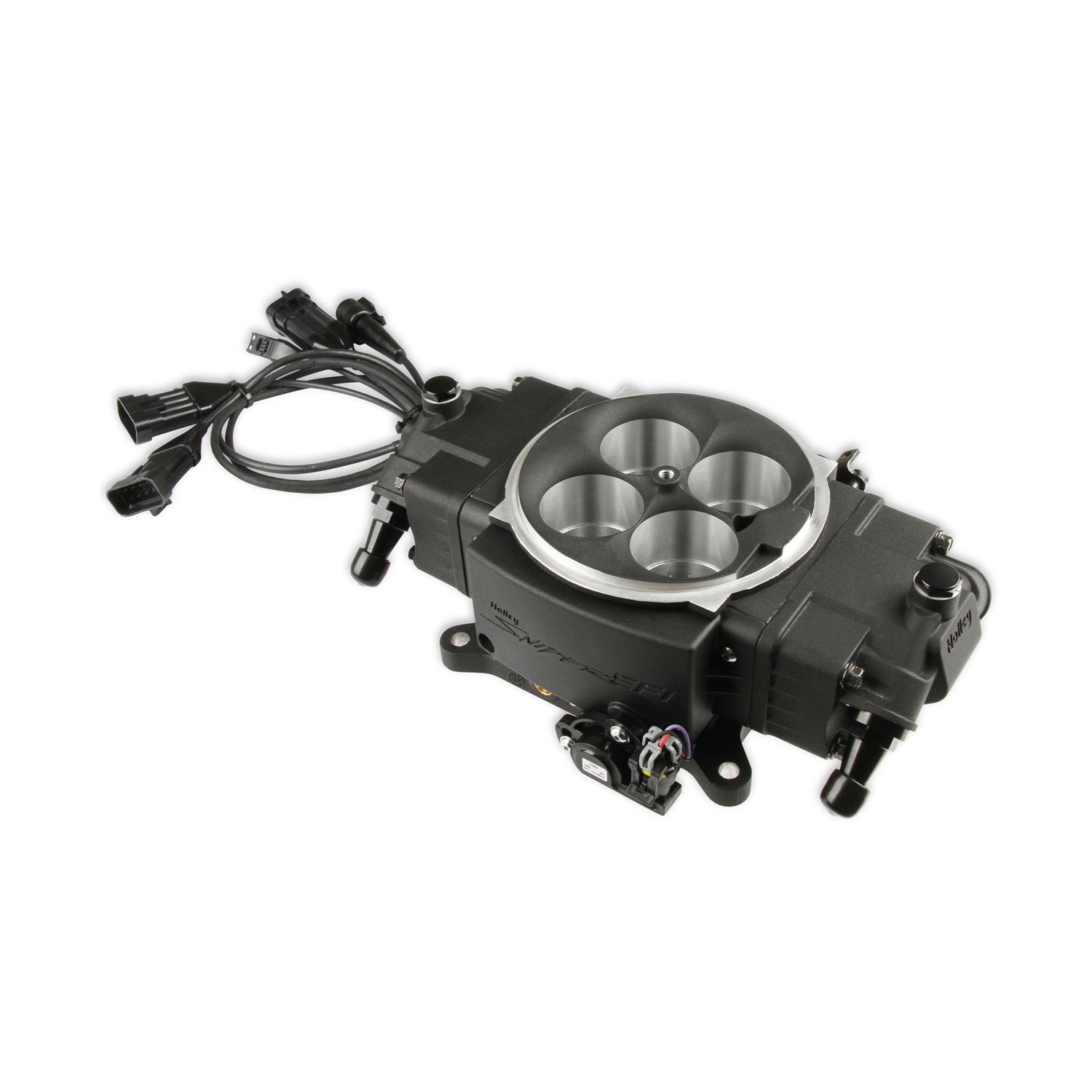 Sniper Stealth EFI Fuel Injection System - Master - Throttle Body - Square Bore - Aluminum - Black