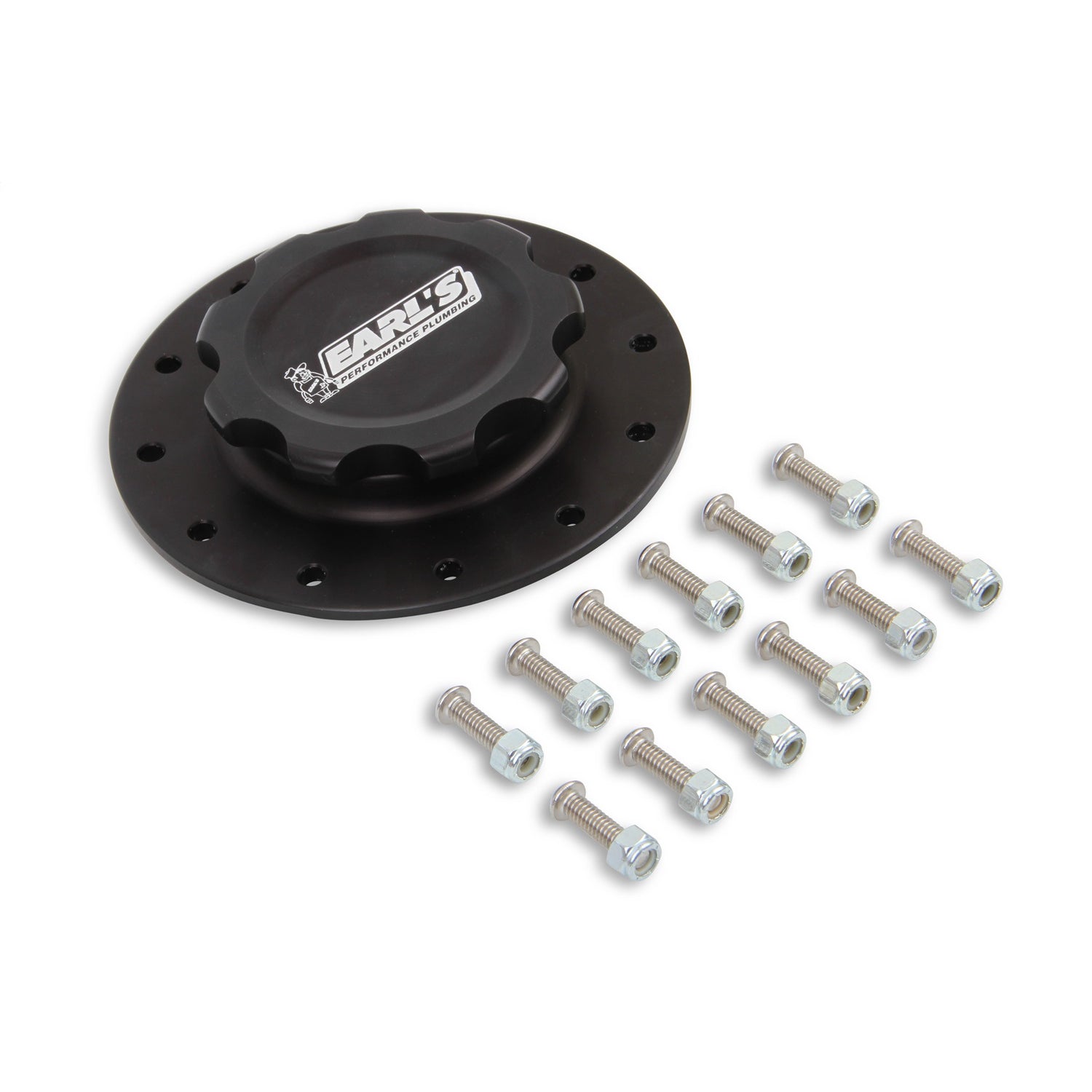 Earl's Billet Fuel Cell Cap-12-Bolt Flange