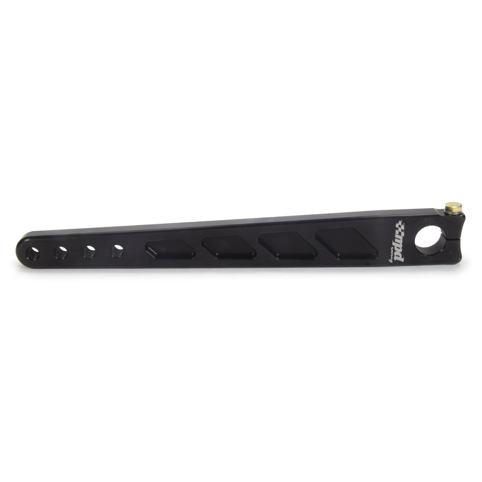 MPD Pitman Arm - 11-1/4 to 14-1/4 in Long - Straight - Black Anodized - Sprint Car