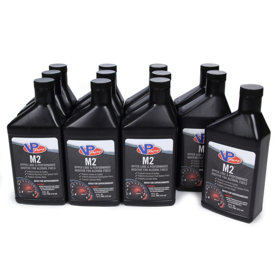 VP Racing M2™ Upper Lube & Performance Additive - Alcohol Fuels - 16 oz. (Case of 12)