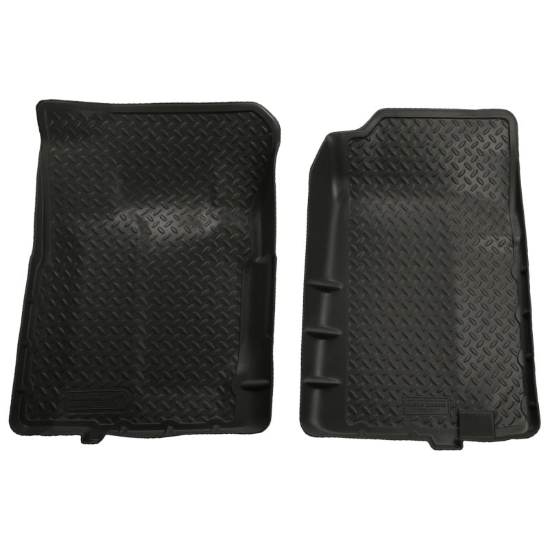 Husky Liners Classic Style Front Floor Liner - Black - GM Fullsize SUV / Truck 1988-2000 - Pair