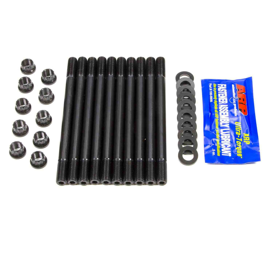 ARP Cylinder Head Stud Kit - 12 Point Nuts - Chromoly - Black Oxide - Volkswagen 4-Cylinder 204-4204