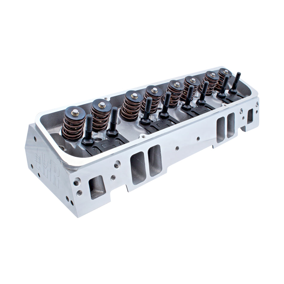 Airflow Research Enforcer Cylinder Head - Assembled - 2.020/1.600" Valves - 195 cc Intake - 64 cc Chamber - 1.290" Springs - Straight Plug - SB Chevy