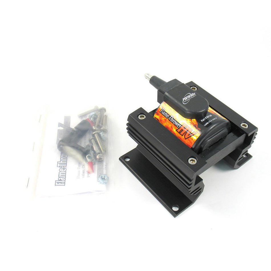 PerTronix Flame Thrower HV E-Core Ignition Coil - 3.0 Ohms - 4 or 6-Cyl. Ignitor or Points Ignition
