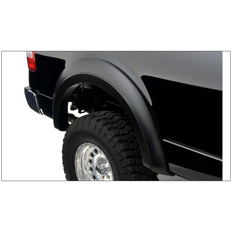 Bushwacker Extend-A-Fender Front / Rear Fender Flare - 2 in Wide - Black - Ford / Lincoln Fullsize Truck 2004-08