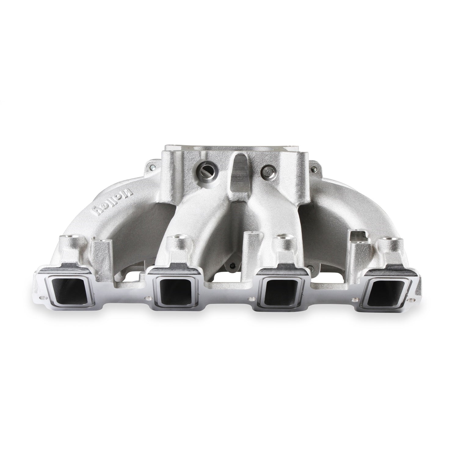 Holley Single-Plane EFI Split Design Race Intake Manifold - Square Bore - Single Plane - Aluminum - Natural - GM LS-Series