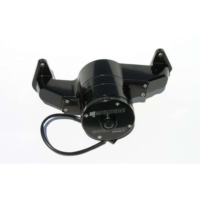 Meziere BB Ford Billet Electric Water Pump - Black