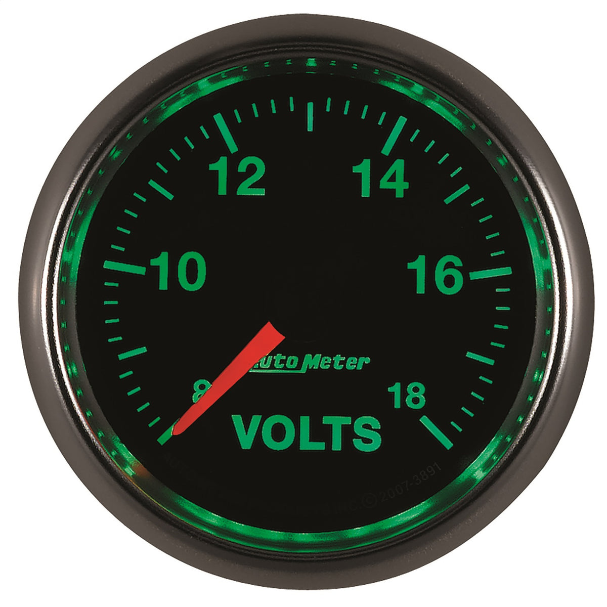 Auto Meter GS Electric Voltmeter Gauge - 2-1/16"