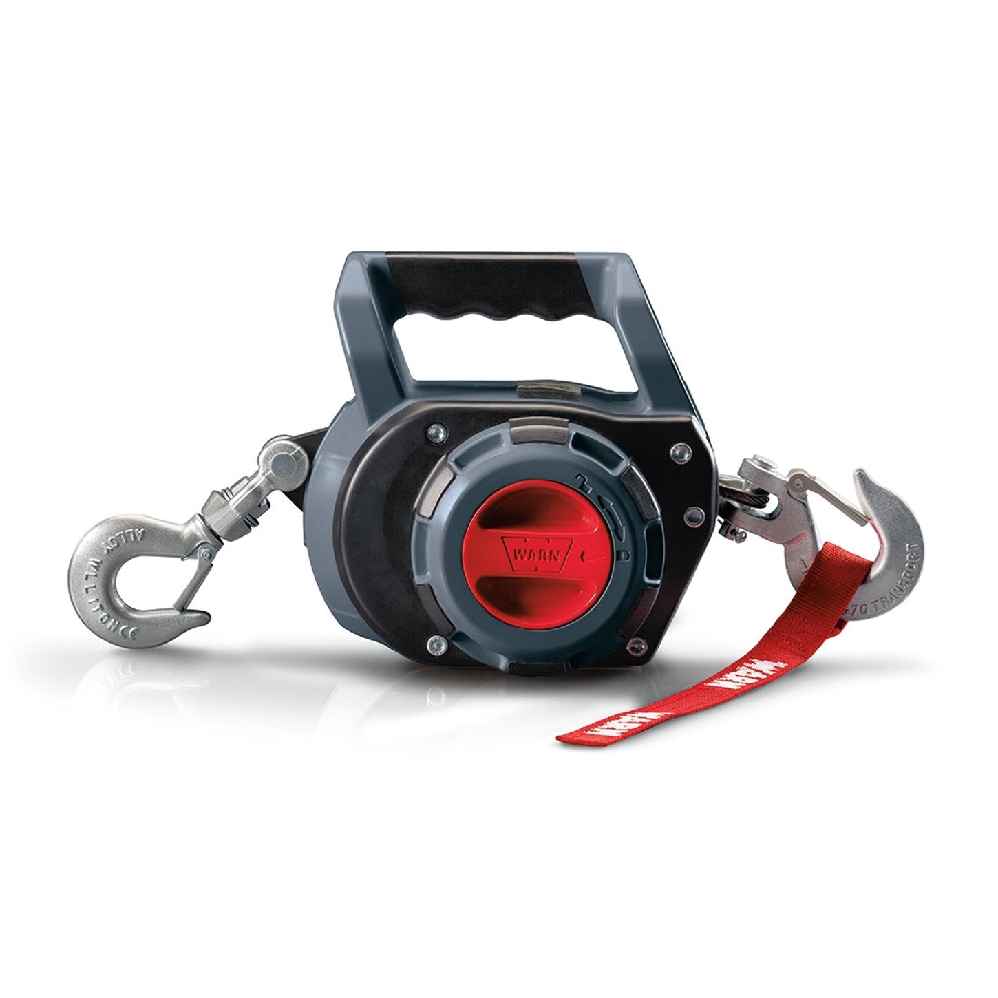 Warn PullzAll Winch - Drill Powered - 750 lb Capacity - 5/32" x 40 Ft. . Synthetic Rope