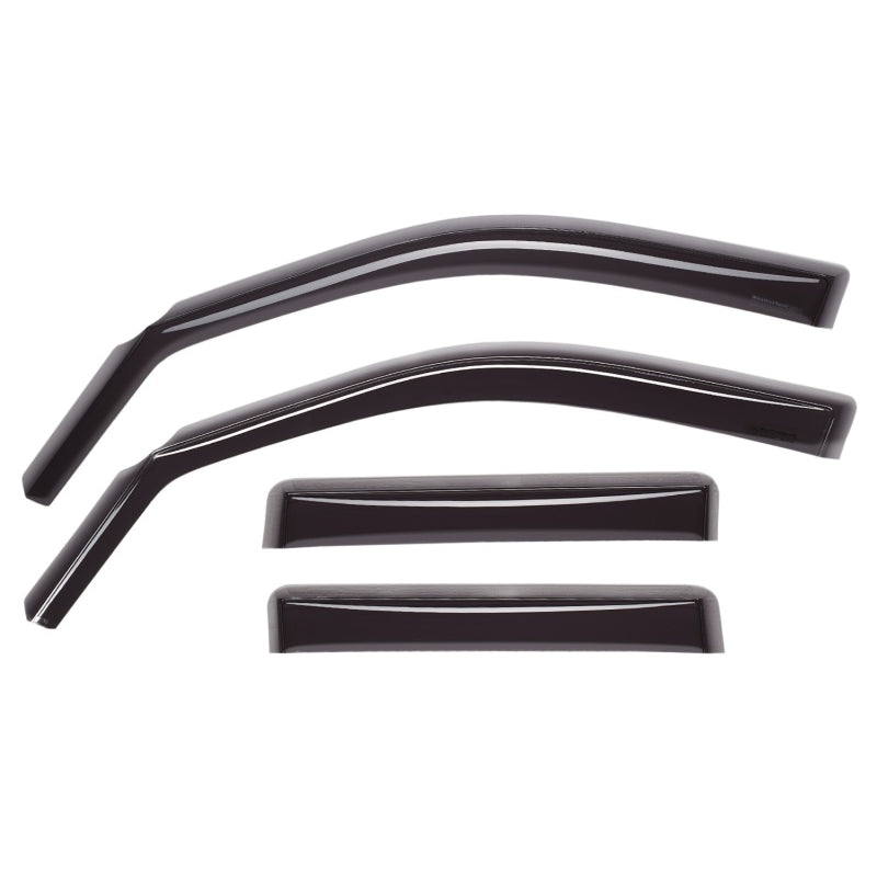 WeatherTech Side Window Deflectors - Front/Rear - Dark Smoke - Ford Midsize SUV 2015-18