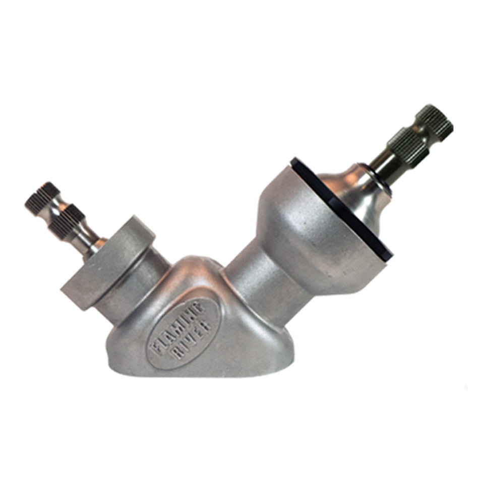Flaming River Manual Steering Box - Variable Angle - 1 to 1 Ratio - Aluminum - Natural - Universal
