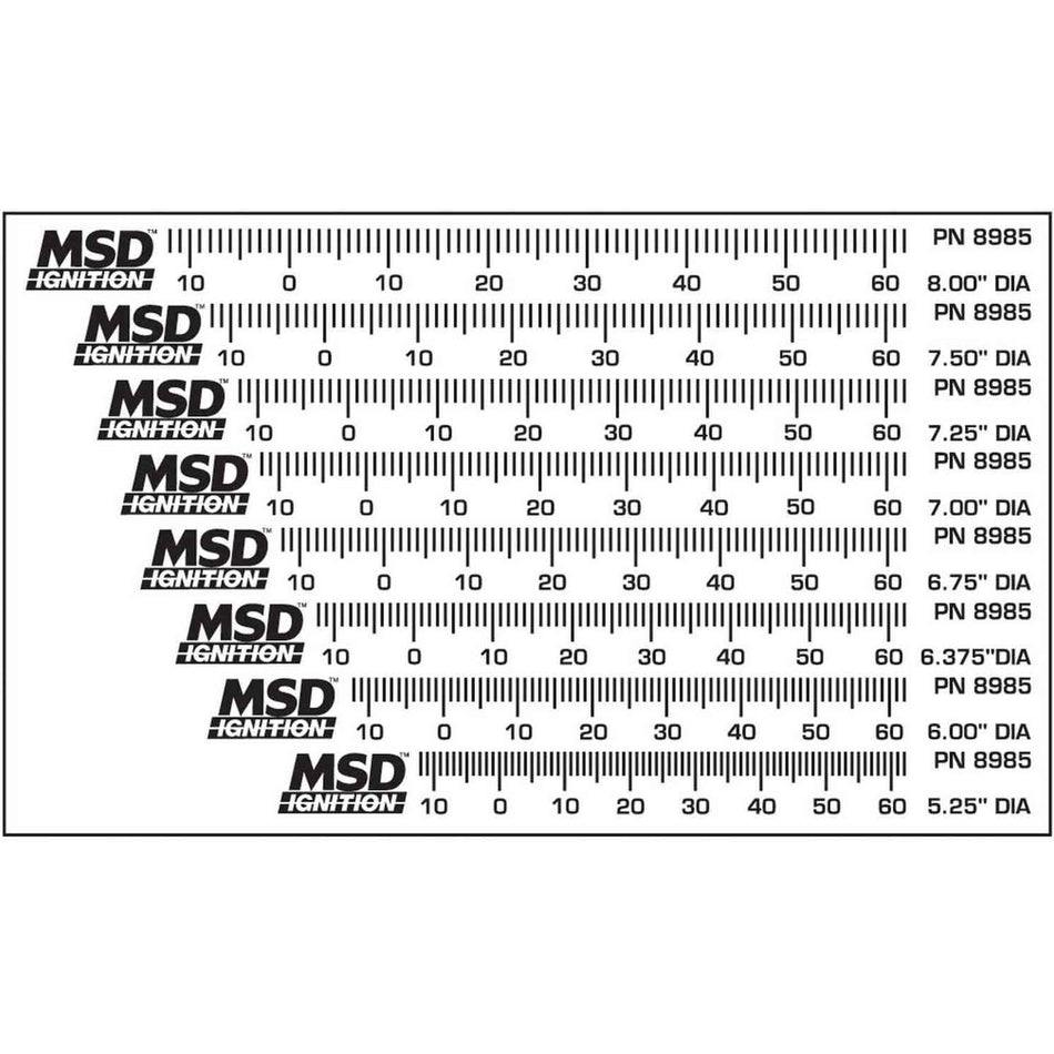 MSD Timing Tape Kit