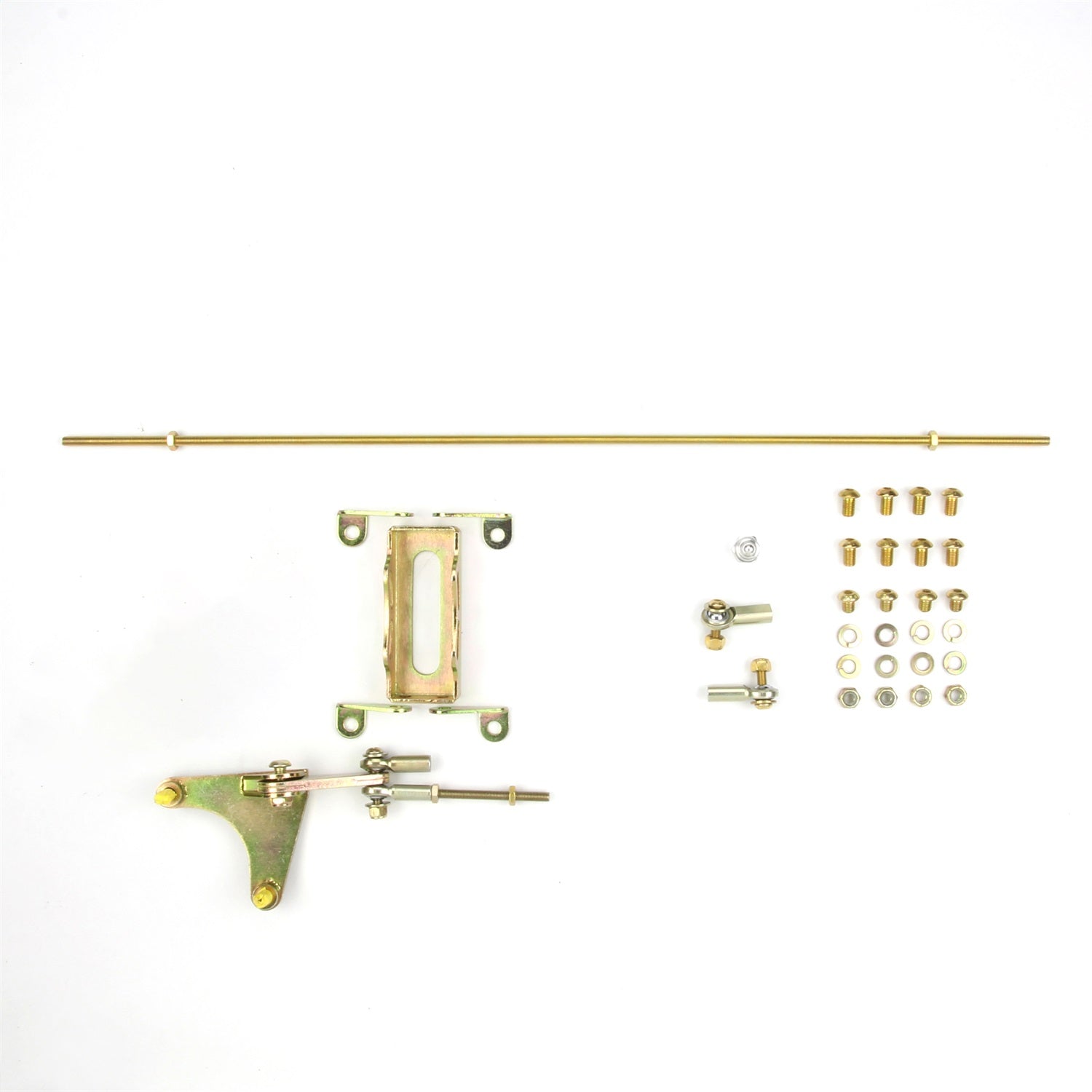 Lokar Automatic Shifter - Floor Mount - 10" Stick - Lokar Hi-Tech Knob - 727