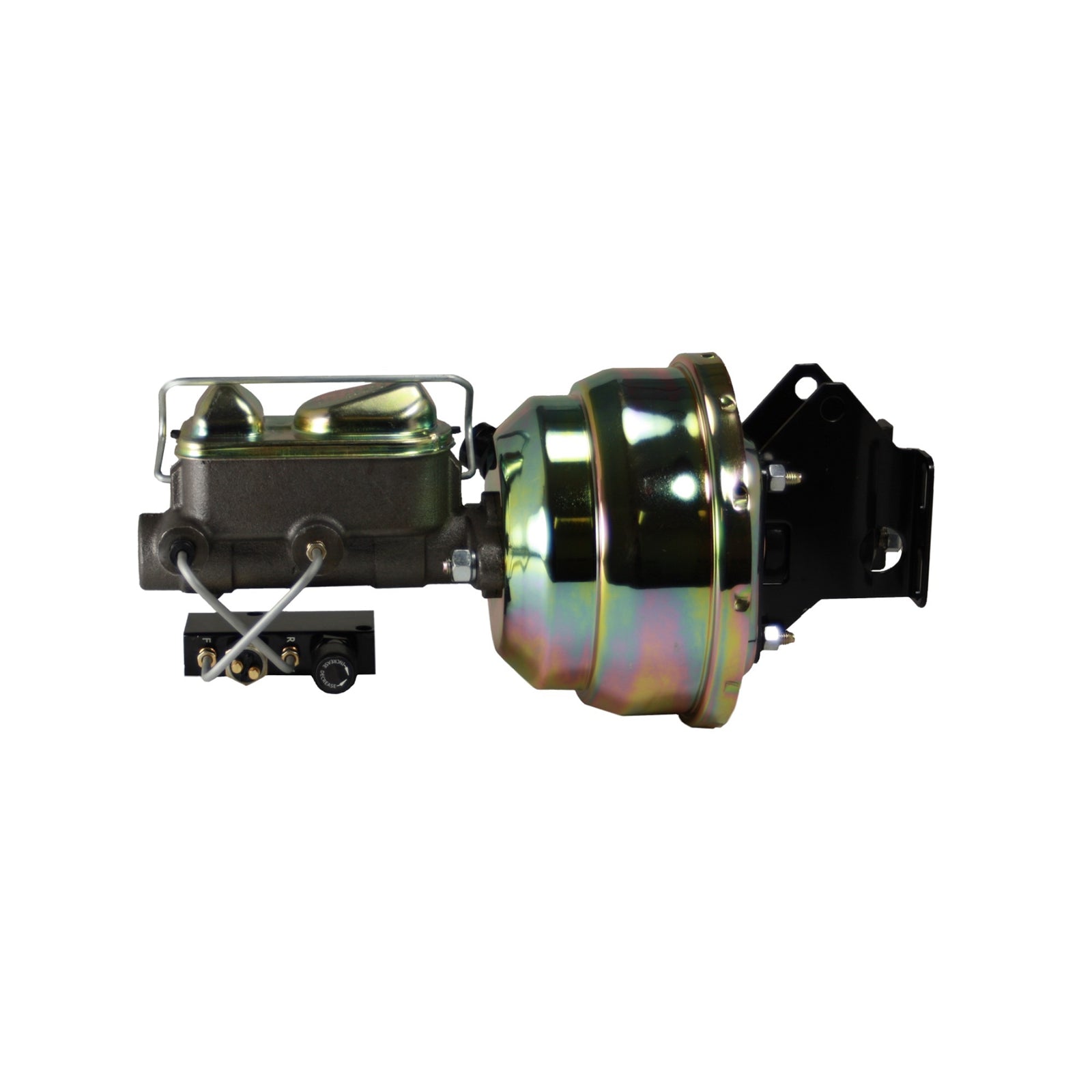 Leed Front Disc Conversion Brake System - 4 Piston Caliper - 11.29 in Rotors - Silver - Ford Fullsize Car 1957-62