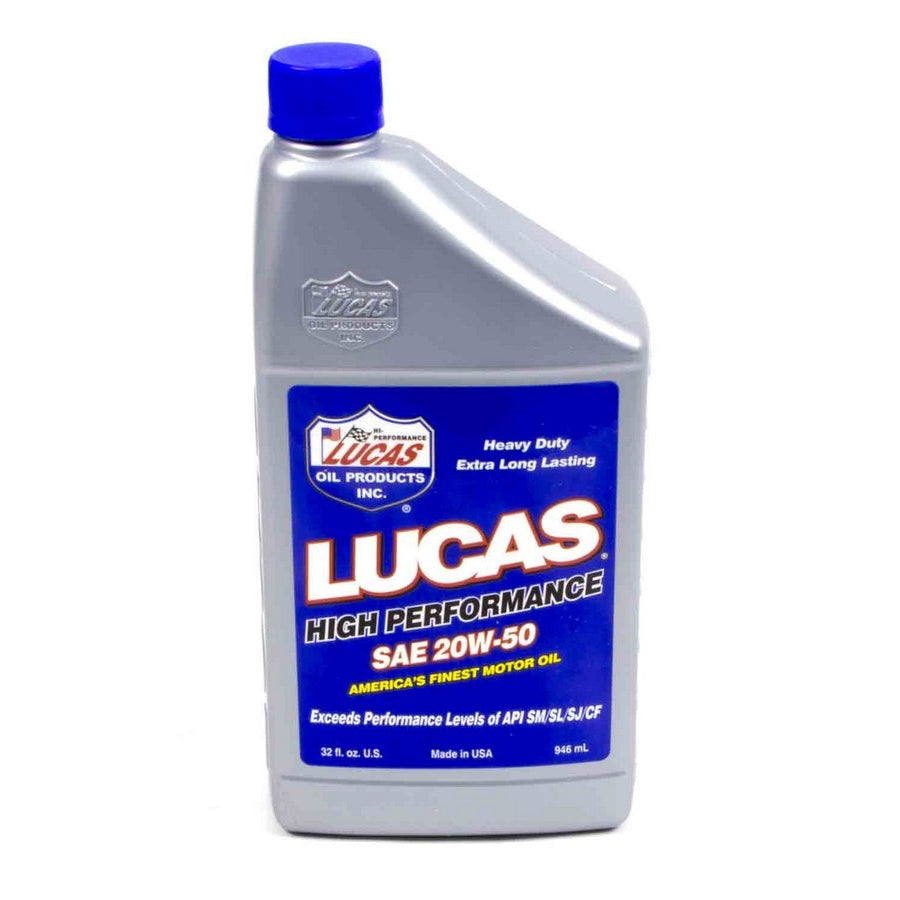 Lucas 20W-50 PLUS Racing Oil - 1 Quart