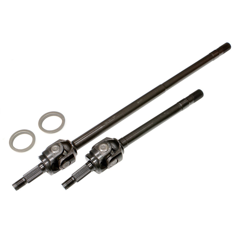 TEN Factory 16-5/8 and 31-7/8" Long Axle Shaft 30 Carrier/27 Drive Spline 6.11" Outer Length Chromoly - Black Oxide