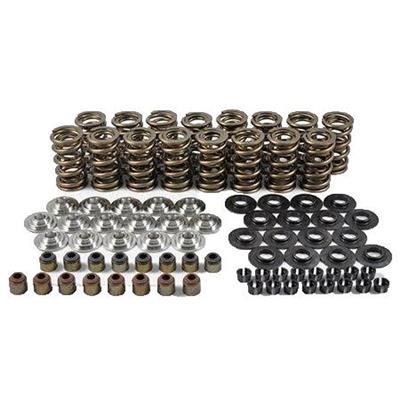 PAC Racing Springs Dual Spring Valve Spring Kit 392 lb/in Rate 1.020" Coil Bind 1.304" OD - Chromoly Retainer