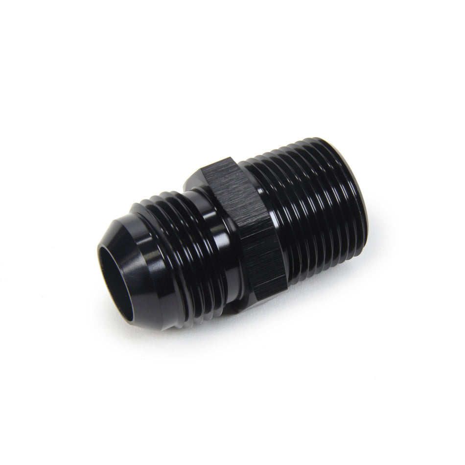 Triple X Race Co. Adapter Fitting Straight 12 AN Male to 3/4" NPT Male Aluminum - Black Anodize