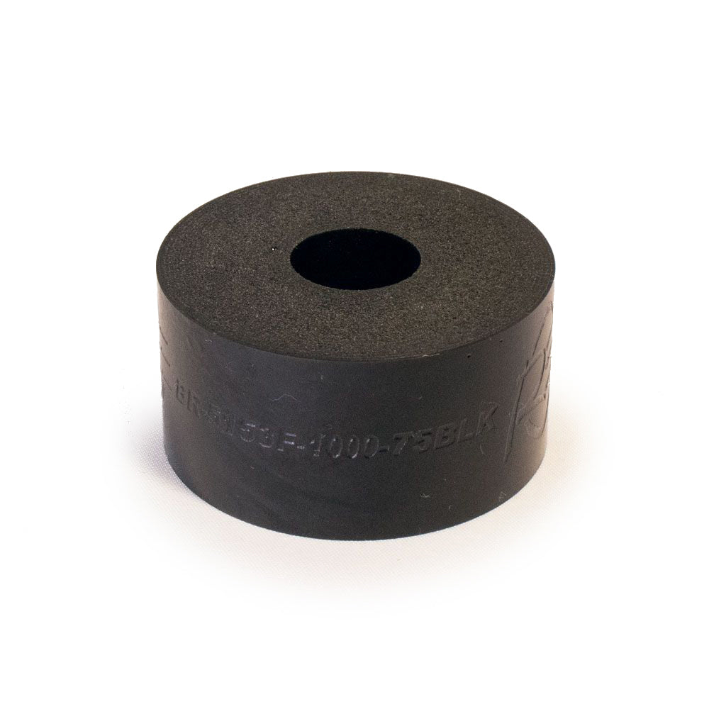 RE Suspension 5150 Bump Stop Puck - 2" OD - 1/2" ID - 1" Tall - 75 Durometer - Foam - Black
