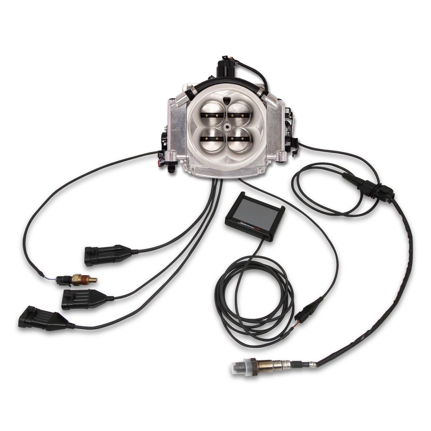Holley Sniper EFI Sniper EFI XFlow Throttle Body Fuel Injection - Square Bore - Silver