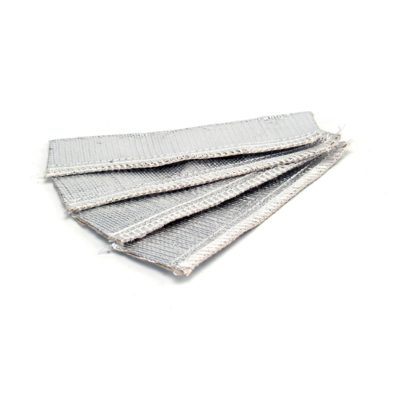 DEI Plug Wire Sheath - 3/4" Diameter - 6" Long - Silver (Set of 4)