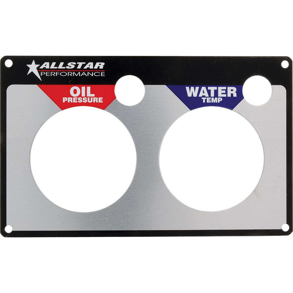 Allstar Performance Replacement 2 Gauge Panel - WT/OP