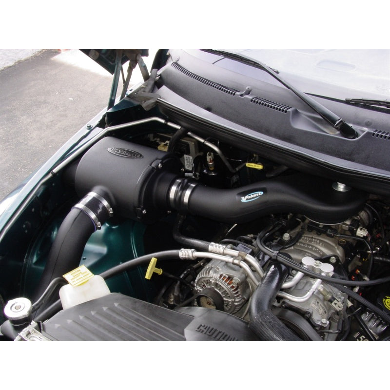 Volant RAM Air Scoop Air Intake Pipe - Black - Volant Air Induction Systems - Mopar V6 - Dodge Ram Fullsize Truck 1994-2001