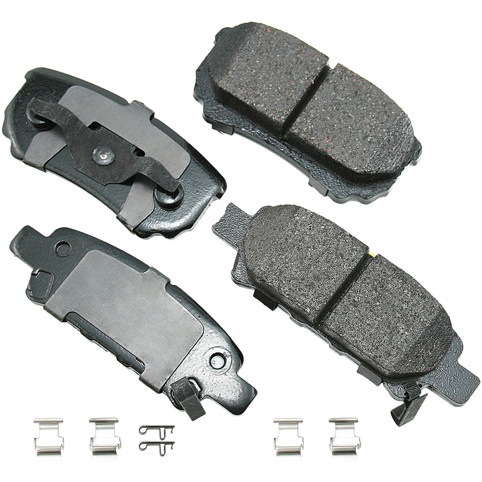 Akebono Brakes ProACT Rear Brake Pads - Various Mopar Applications (Set of 4)