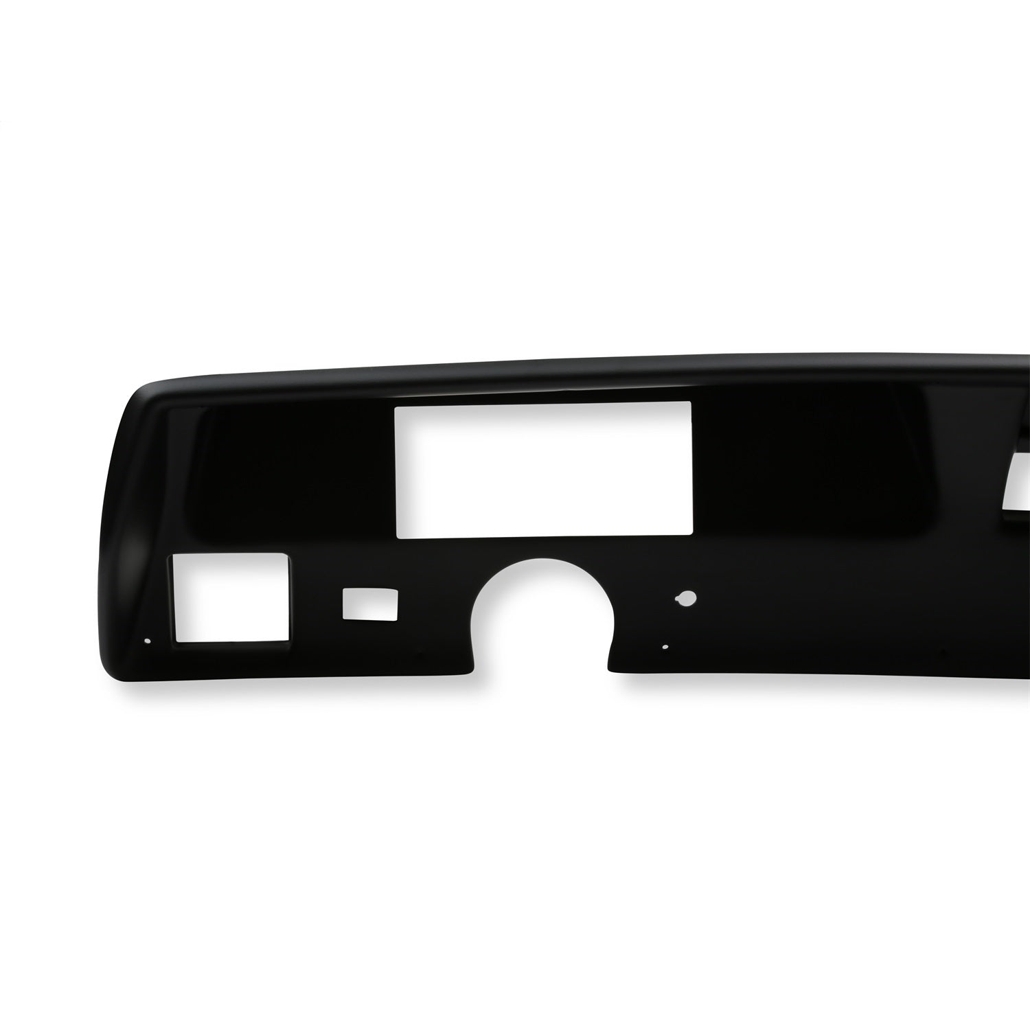 Holley EFI 6.86 in Dash Bezel - Black - GM A-Body 1970-72