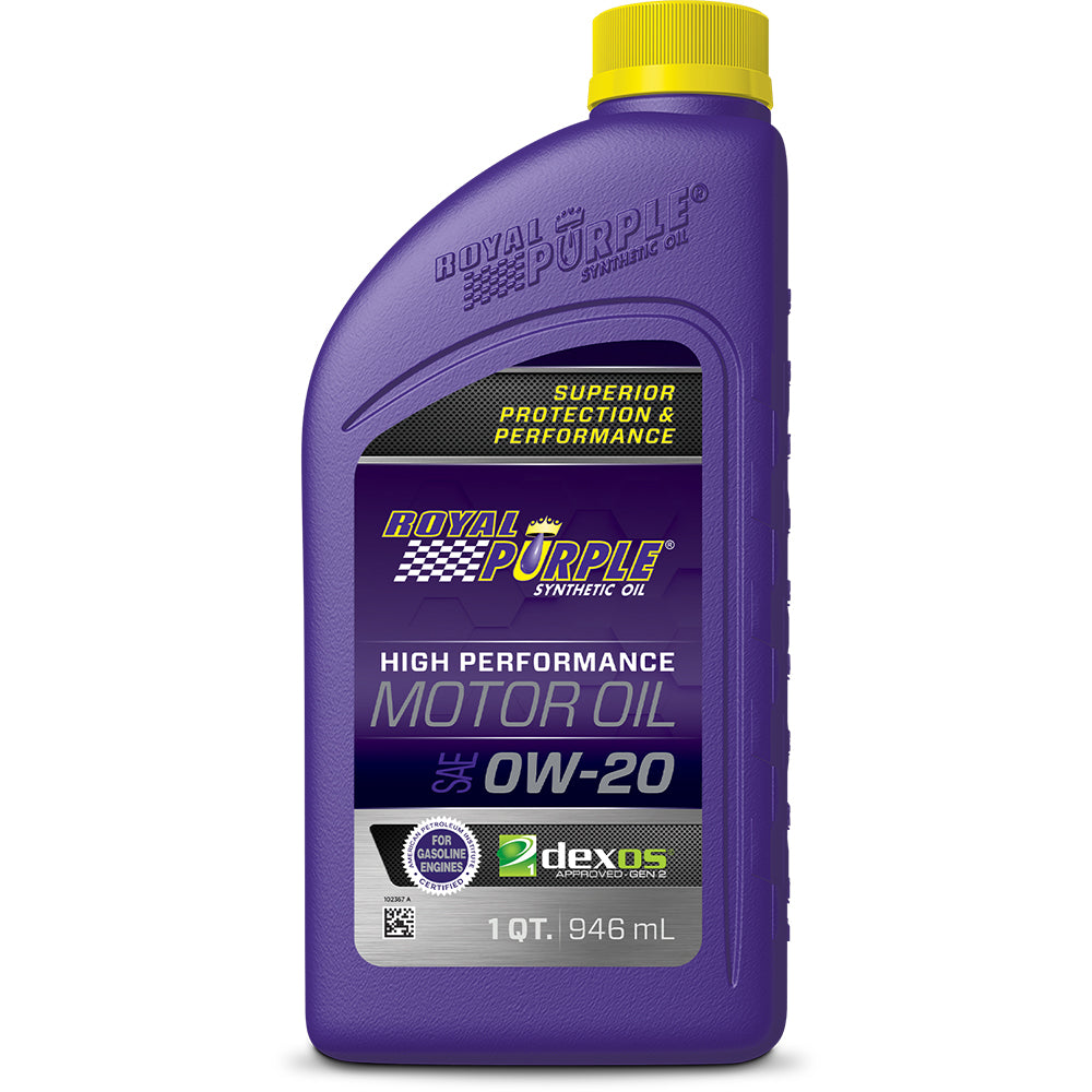 Royal Purple High Performance Motor Oil - 0w20 - 1 Quart
