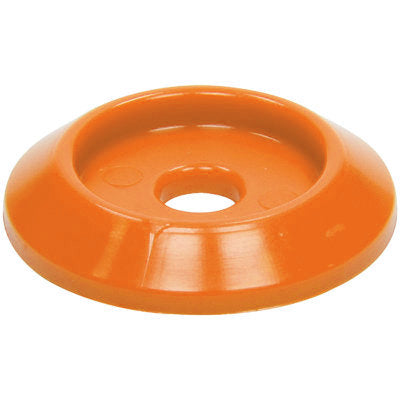 Allstar Performance Plastic Body Bolt Washers - 1-1/4" O.D. - Orange (50 Pack)