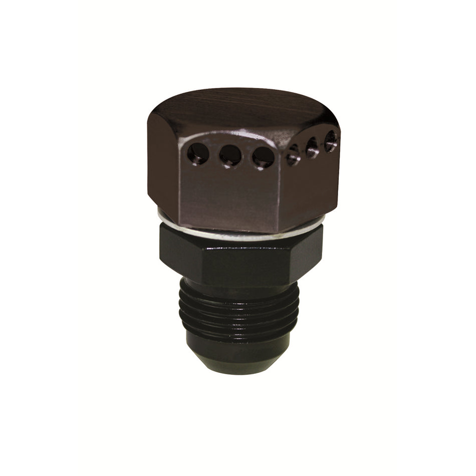 Moroso 8 AN Male to 8 AN Male O-Ring Adapter - Black