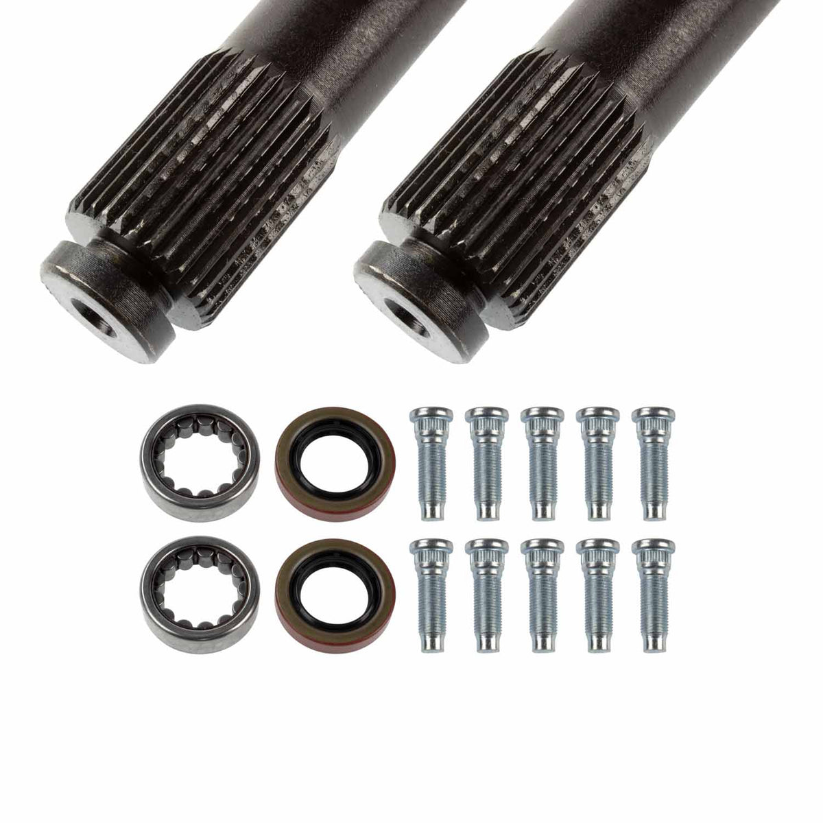 TEN Factory 29-15/16" Long Axle Shaft 31 Spline Carrier 5 x 4.50" Bolt Pattern C-Clip - Steel