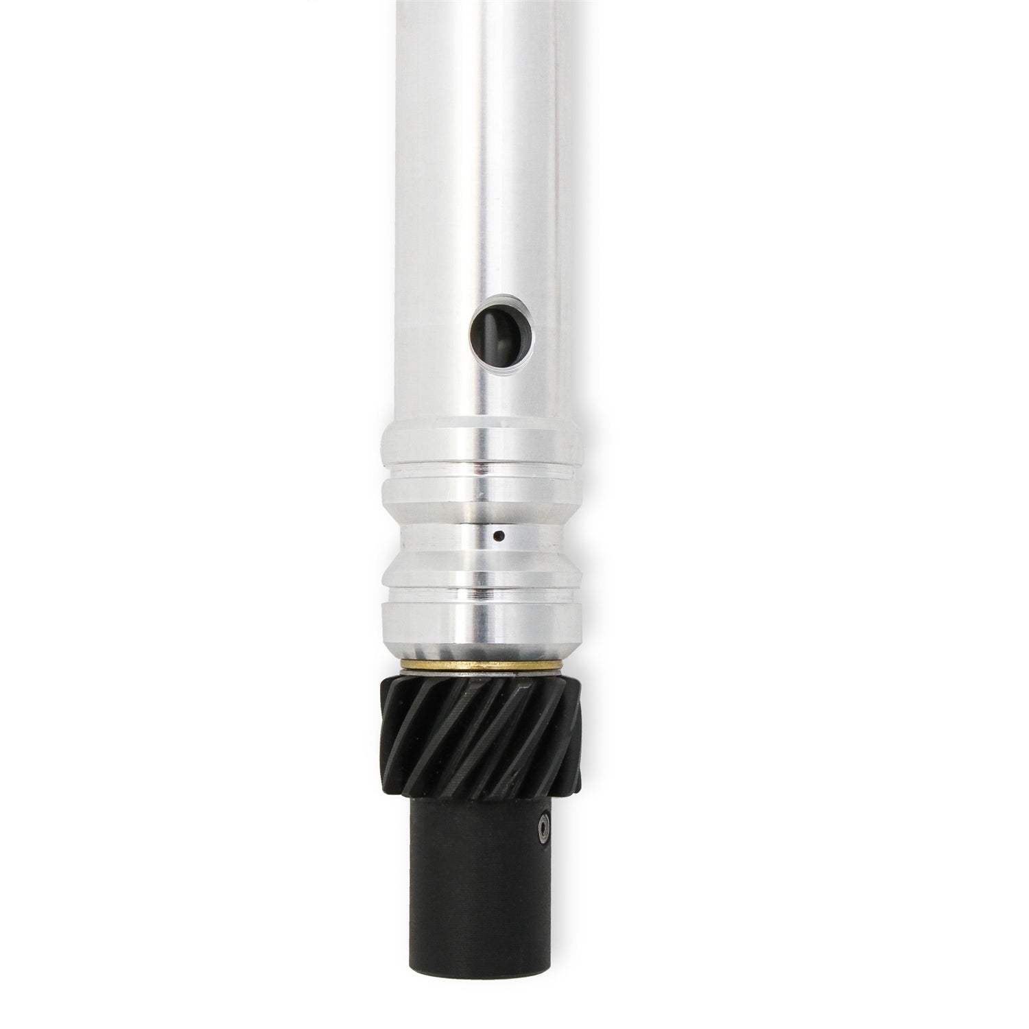 Mallory 37 Series Unilite Distributor - Optical Pickup - Mechanical Advance - Socket Style - R/H Rotation - Red - Chevy V8