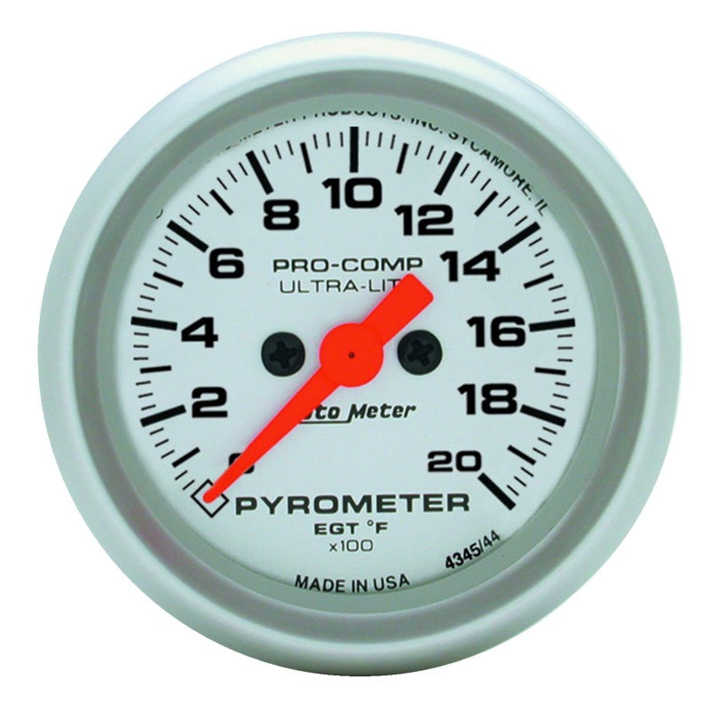 Auto Meter Ultra-Lite Electric Pyrometer - 2-1/16 in.