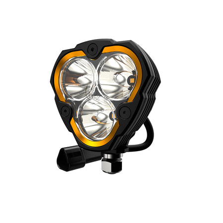 KC HiLiTES Flex Era 3 LED Light Assembly - Spot - 40 Watts - 2 White LED - Bumper/Pillar/Ditch Mount - Aluminum