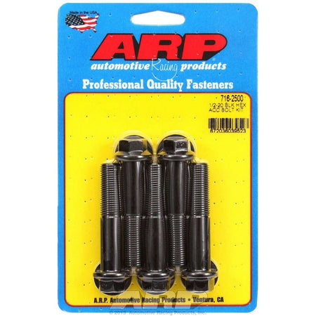 ARP 1/2-20" Thread Bolt 2.500" Long 9/16" 12 Point Head Chromoly - Black Oxide