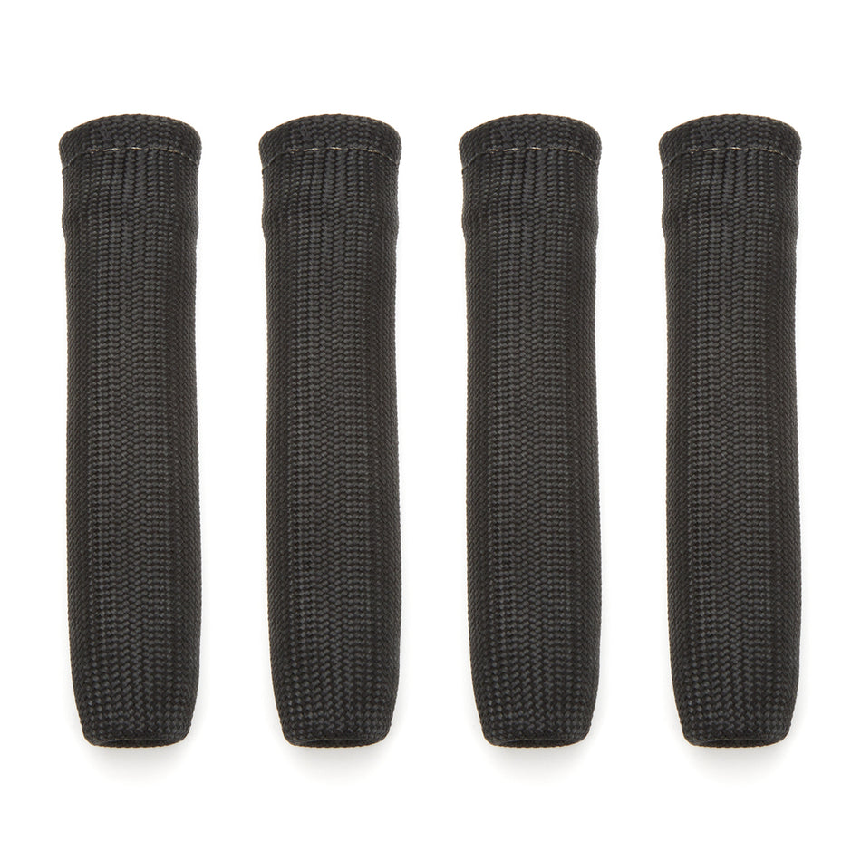 Koolmat KoolSox Spark Plug Boot Sleeve - 6 in Long - Braided Fiberglass - Black (Set of 4)
