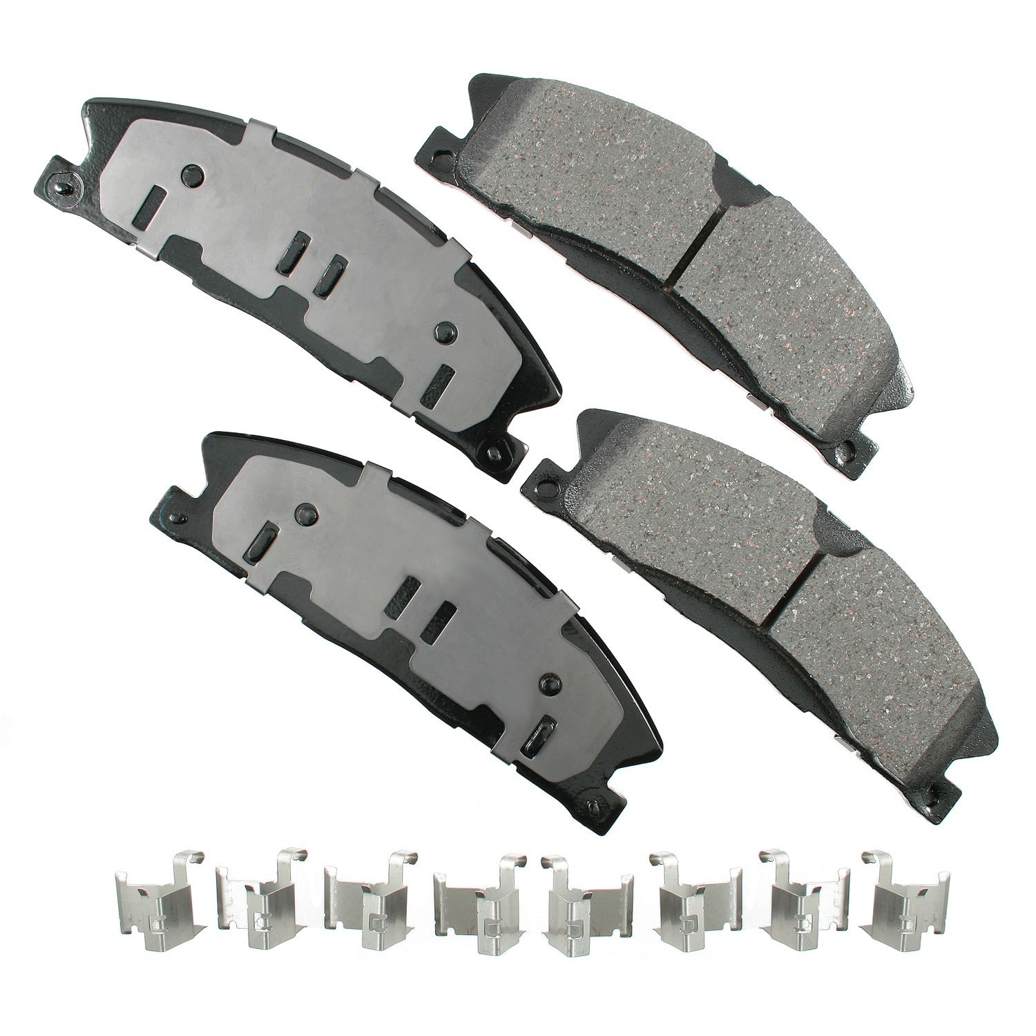 Akebono Brakes ProACT Front Brake Pads - Ford Midsize Car/SUV 2013-19 (Set of 4)