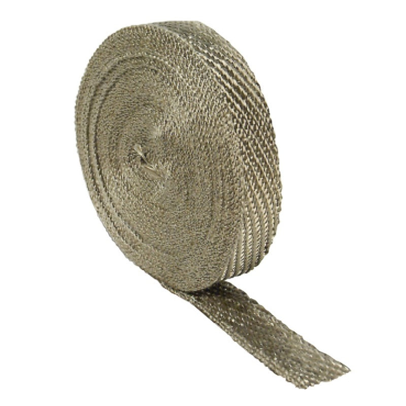 DEI Titanium Exhaust Wrap - 1" Wide - 50 ft Roll - Carbon Fiber Look
